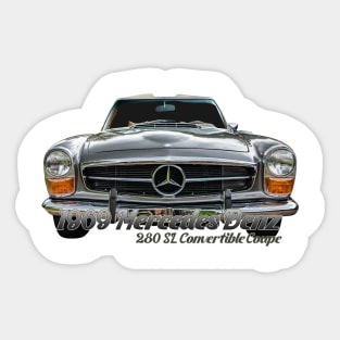 1969 Mercedes Benz 280 SL Convertible Coupe Sticker